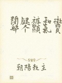 阔腿裤和微喇裤哪个显气质