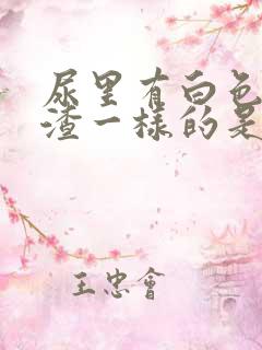 尿里有白色豆腐渣一样的是什么