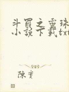 斗罗之灵珠神剑小说下载txt