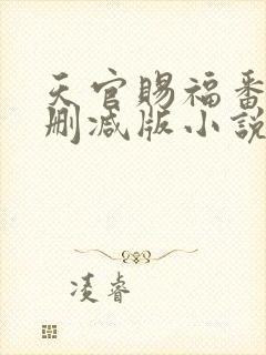 天官赐福番外未删减版小说