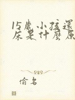 15岁小孩还尿床是什么原因