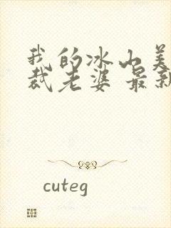 我的冰山美女总裁老婆 最新章节 无弹窗