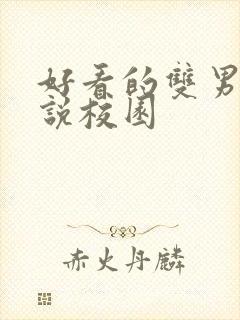 好看的双男主小说校园