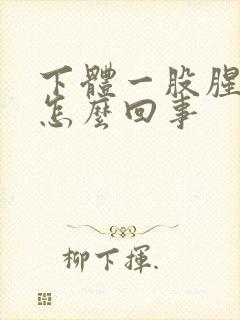 下体一股腥臭味怎么回事