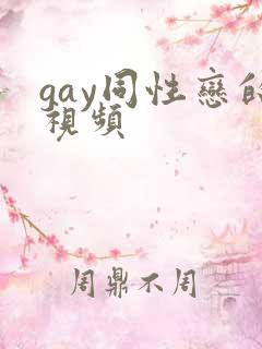 gay同性恋的视频