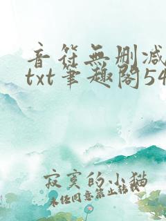 音符无删减全文txt笔趣阁54