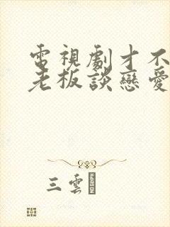 电视剧才不要和老板谈恋爱