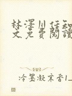 林泽川任知夏全文免费阅读笔趣阁