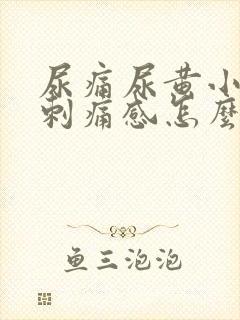 尿痛尿黄小便有刺痛感怎么办