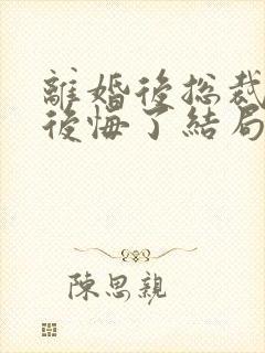 离婚后总裁老婆后悔了结局