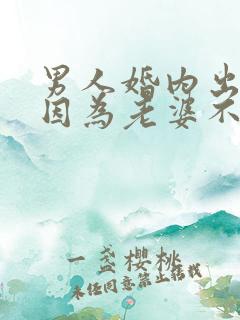 男人婚内出轨是因为老婆不够好吗