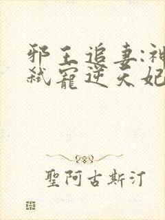 邪王追妻:神君弑宠逆天妃