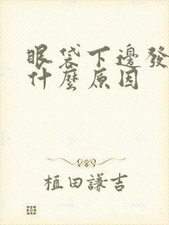 眼袋下边发黑是什么原因