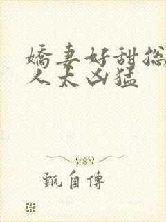 娇妻好甜总裁大人太凶猛