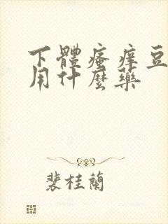 下体瘙痒豆腐渣用什么药