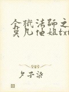 全职法师之我是莫凡他姐txt