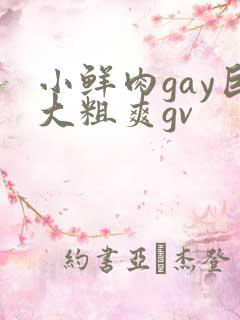 小鲜肉gay巨大粗爽gv