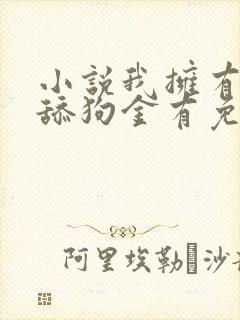 小说我拥有百亿舔狗金有免费的吗