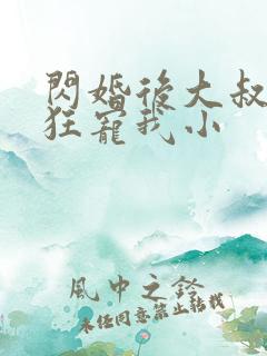 闪婚后大叔每天狂宠我小