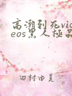 高潮到死videos黑人极品