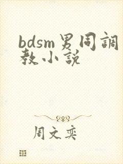 bdsm男同调教小说