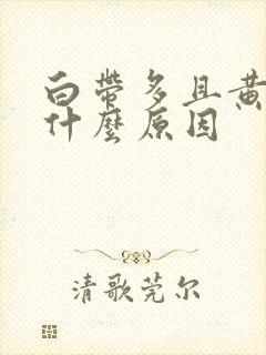 白带多且黄稠是什么原因