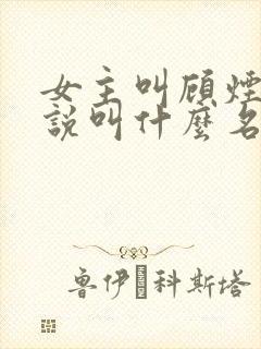 女主叫顾烟的小说叫什么名字