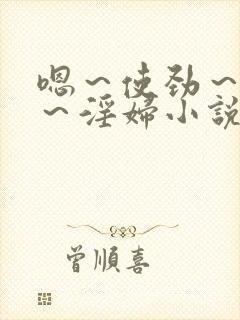 嗯～使劲～别停～淫妇小说