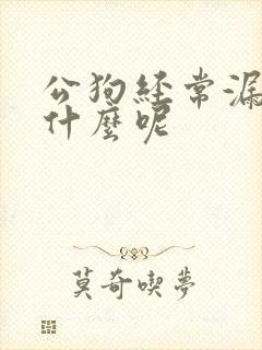 公狗经常漏尿为什么呢