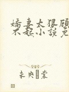 娇妻太狠顾少惹不起小说免费阅读