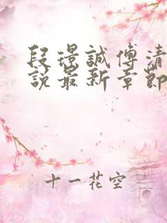 段璟诚傅清染小说最新章节免费阅读