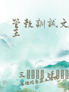 管教训诫文双男主