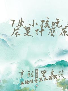 7岁小孩晚上尿床是什么原因造成的