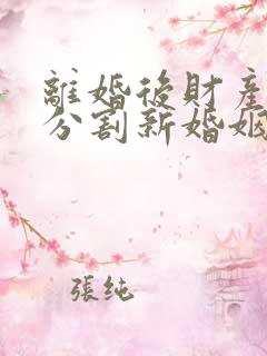 离婚后财产如何分割新婚姻法2023规定