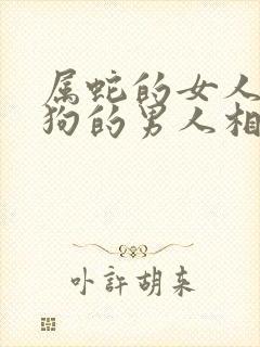 属蛇的女人跟属狗的男人相配吗