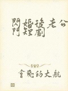 闪婚后老公是豪门短剧