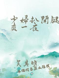 少妇扒开腿让我爽一夜