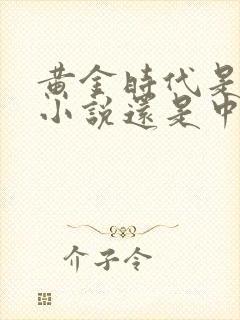 黄金时代是长篇小说还是中篇小说