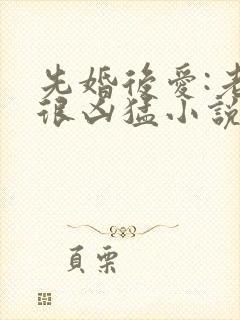 先婚后爱:老公很凶猛小说全文免费阅读