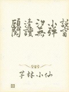 顾清汐小说免费阅读无弹窗