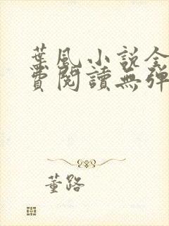 叶风小说全文免费阅读无弹窗