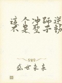 这个冲师逆徒才不是圣子动漫免费观看