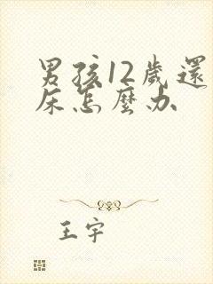 男孩12岁还尿床怎么办