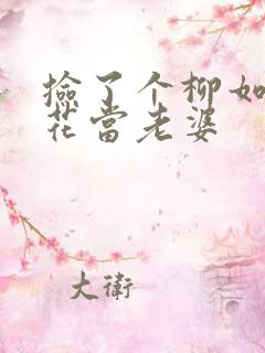 捡了个柳如烟校花当老婆