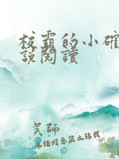 校霸的小确幸小说阅读