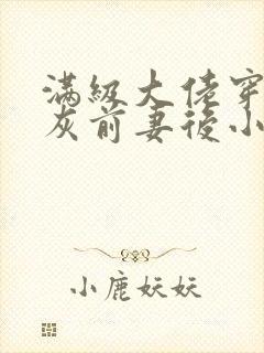 满级大佬穿成炮灰前妻后小说