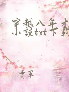 穿越八年才出道小说txt下载