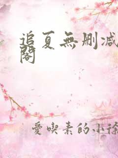 追夏无删减笔趣阁