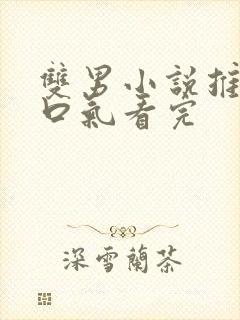 双男小说推文一口气看完