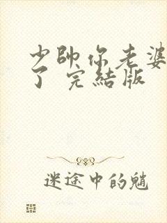 少帅你老婆又跑了 完结版